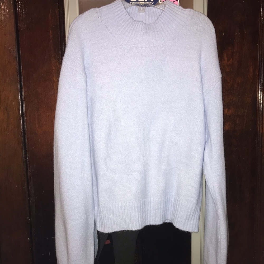 Light Blue Crew Neck wild fable Sweater